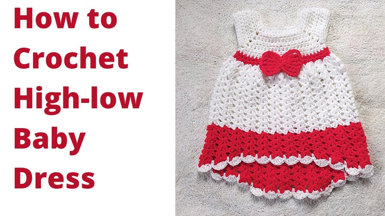 Easy crochet baby dress, crochet baby frock in various sizes CROCHET BABY  SET @CrochetForBaby - YouTube