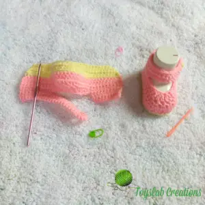 Crochet Baby Girl Shoe | toyslab creations