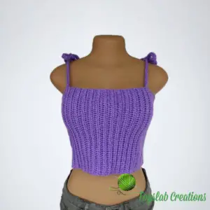 Easy Ribbed Crop Top | toyslab creations