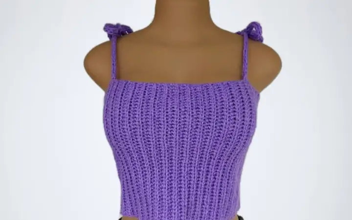 Easy Ribbed Crop Top | toyslab creations