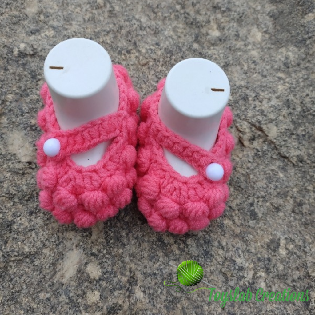 crochet baby girl shoes free pattern | toyslab creations