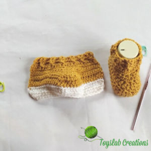 crochet cable baby booties free pattern