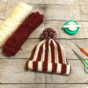 Crochet ridged hat pattern toyslab creations