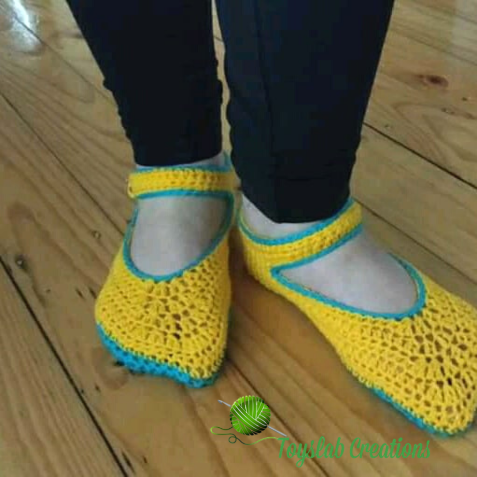 Crochet women slipper toyslab creations