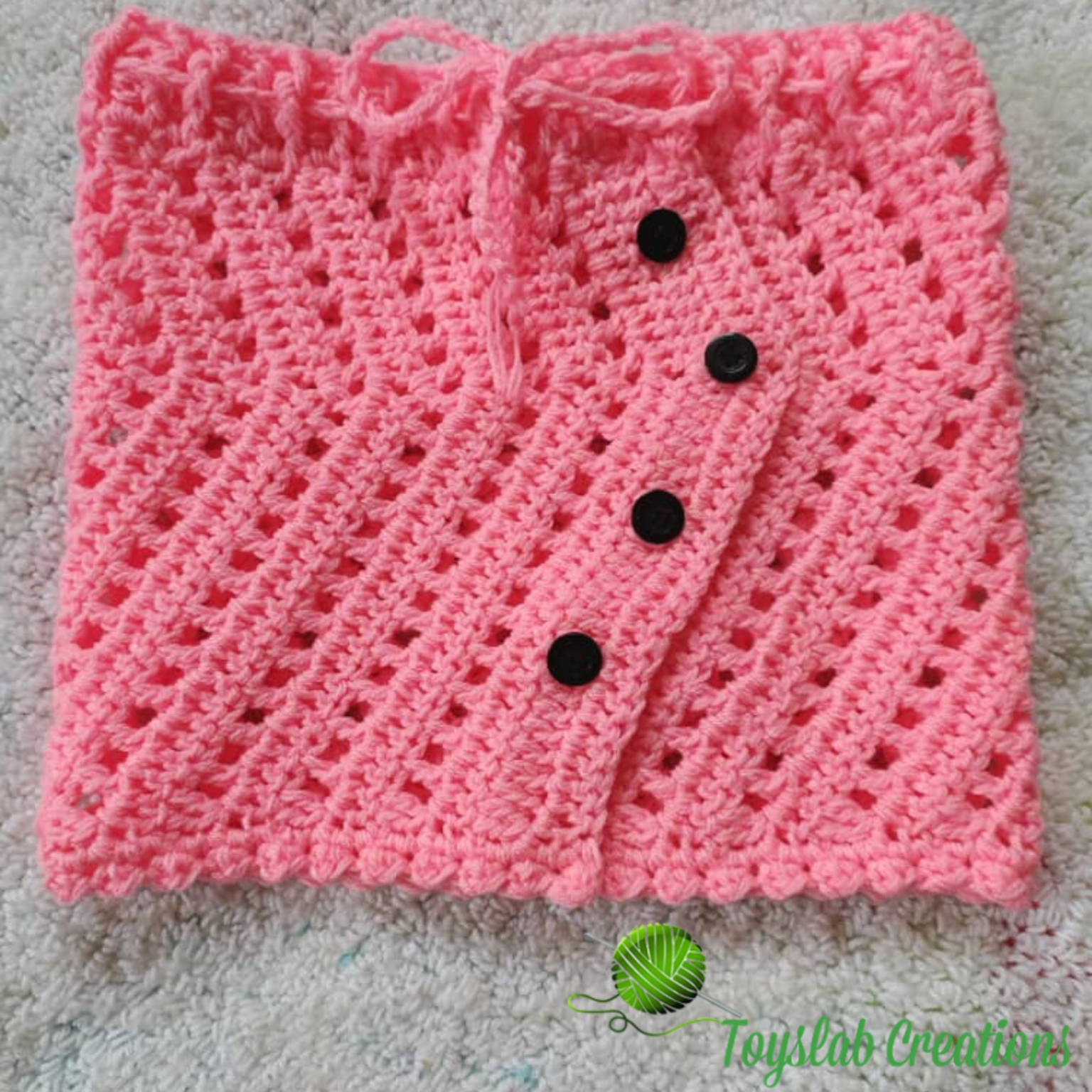 easy Crochet chevron skirt toyslab creations