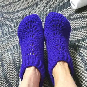 easy crochet adult slippers toyslab creations