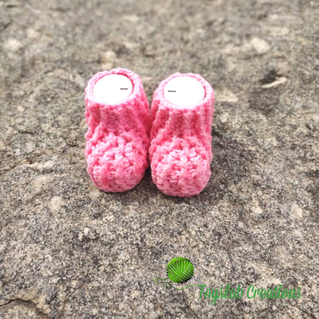easy crochet baby booties toyslab creations