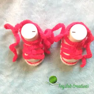 easy crochet baby sandals toyslab creations