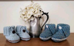 crochet child slippers