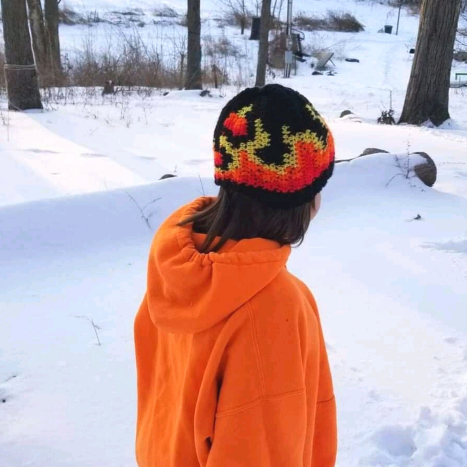 crochet beanie on fire hat pattern toyslab creations
