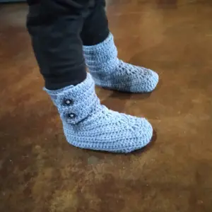 crochet kids shoes
