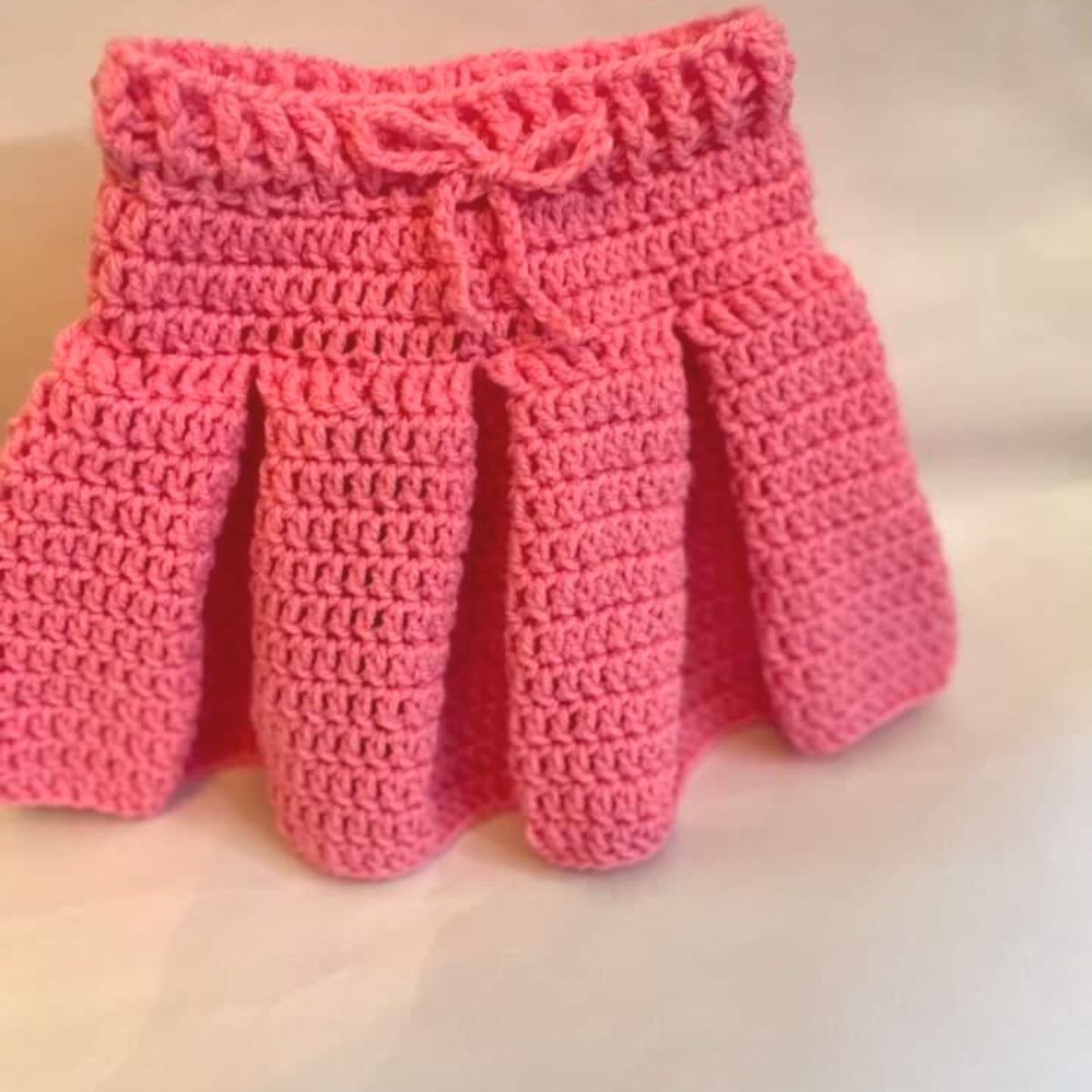 crochet baby skirt free pattern