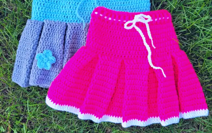 free crochet pattern baby skirt
