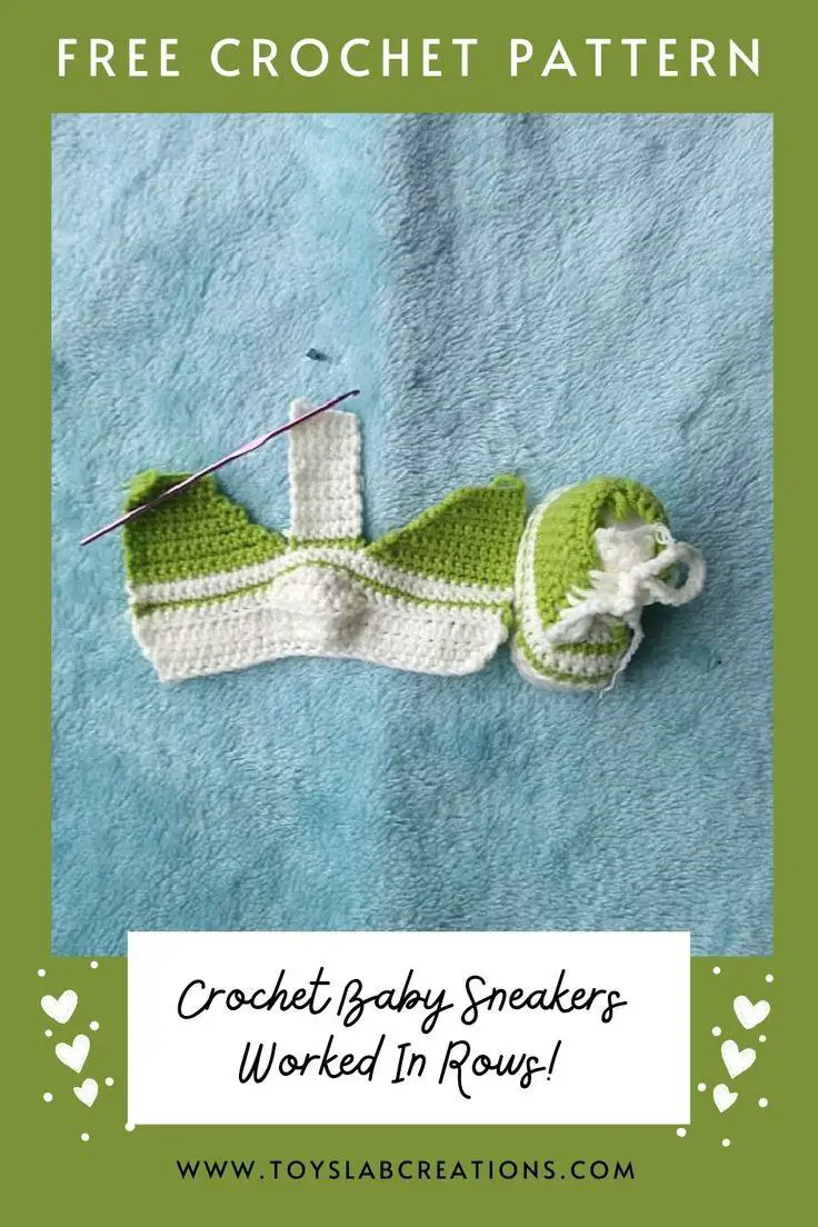 crochet baby sneakers