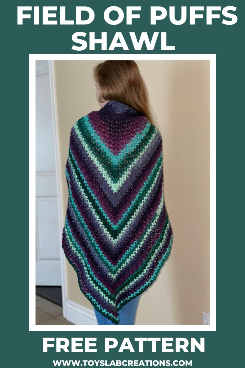 crochet puff shawl pattern