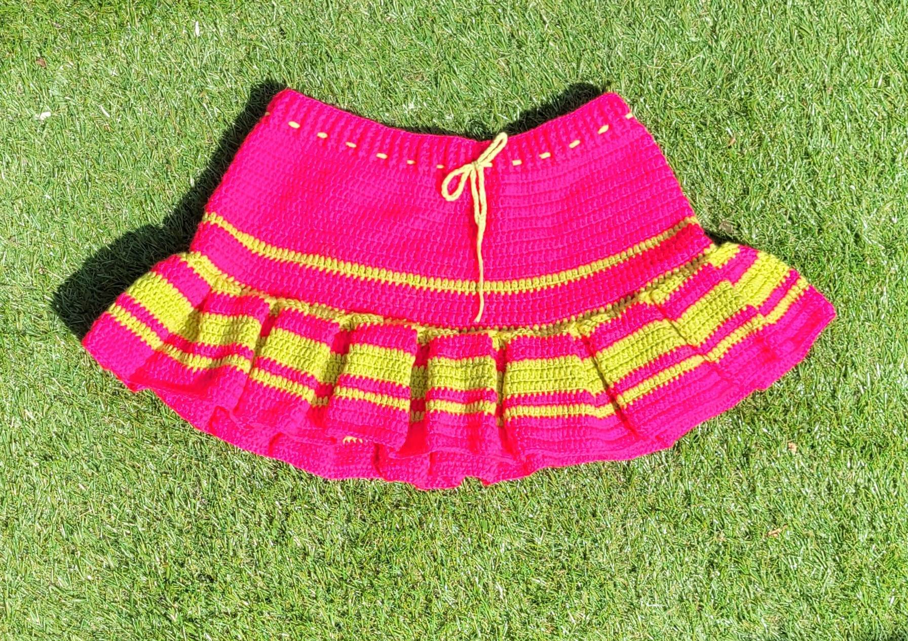 crochet skirt works fast