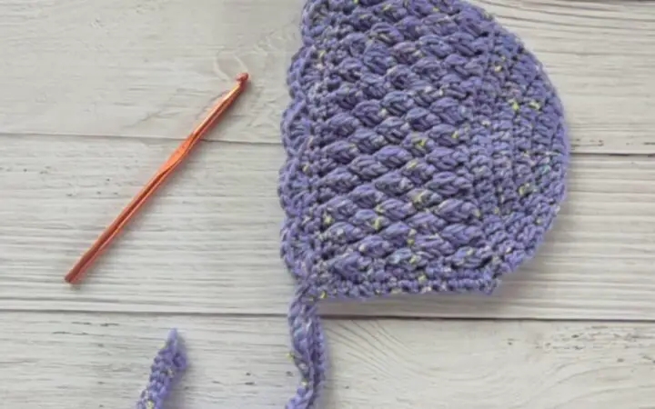 baby bonnet crochet