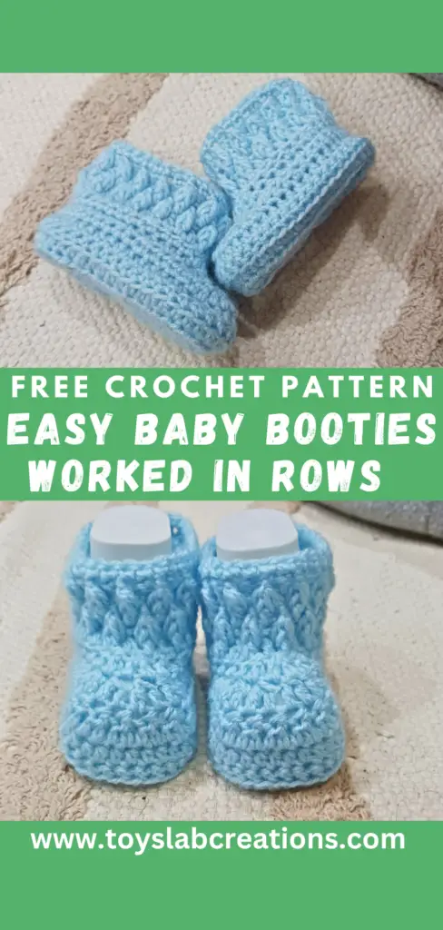 easy crochet baby booties