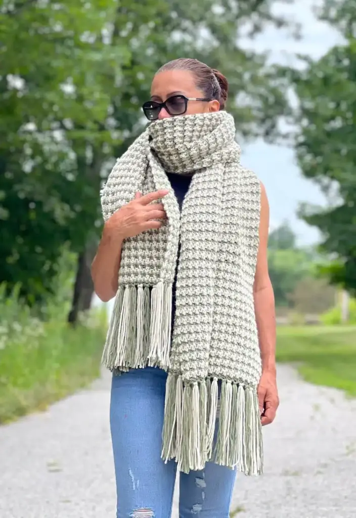 free crochet pattern scarf