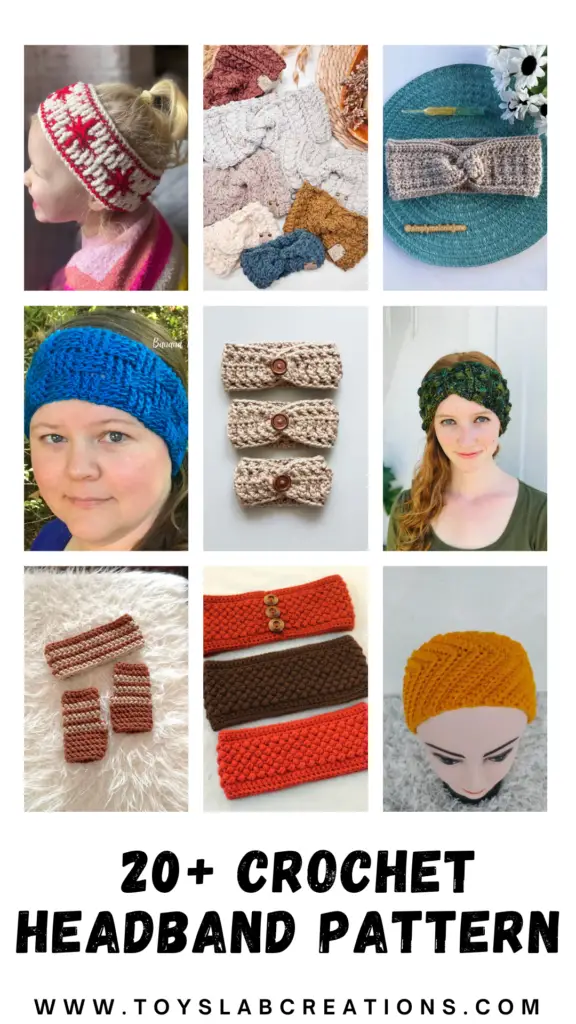 crochet headband collections