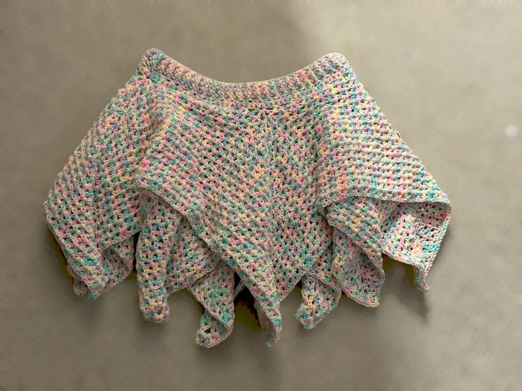 handkerchief crochet skirt