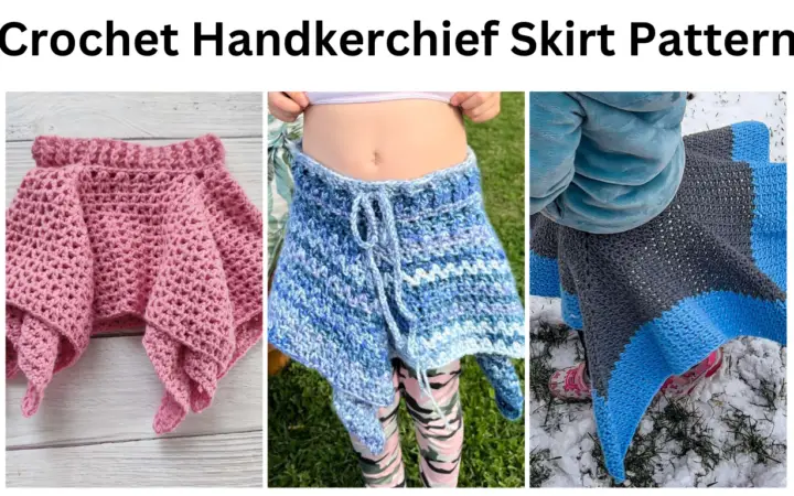 crochet skirt handkerchief