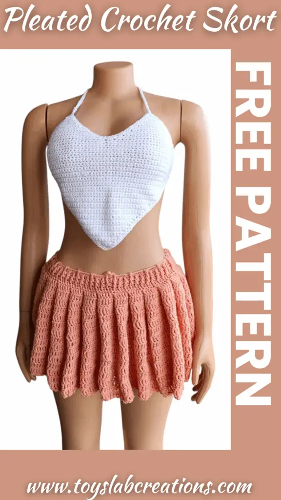 crochet skort