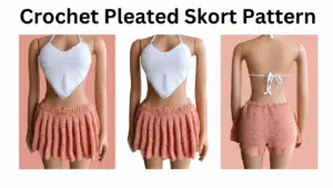 crochet skort