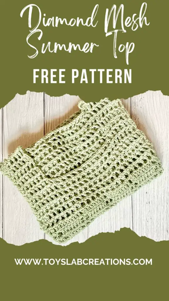 crochet mesh top