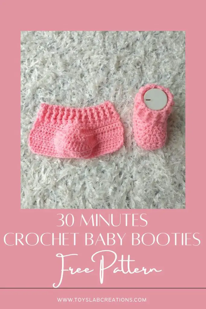 crochet baby booties
