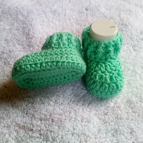 easy crochet baby booties
