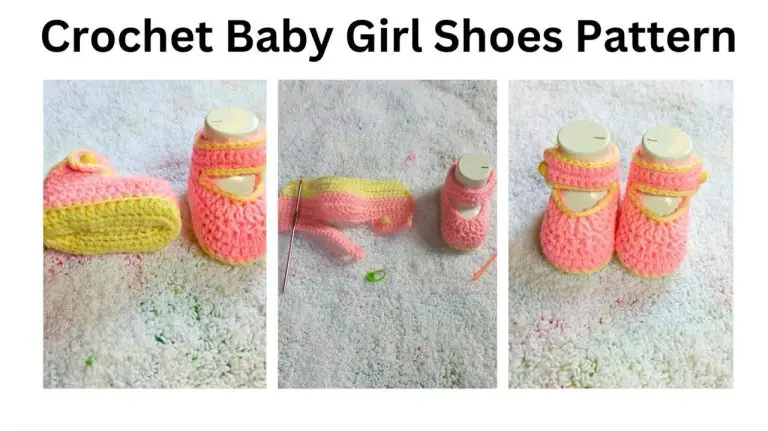 crochet baby girl shoe