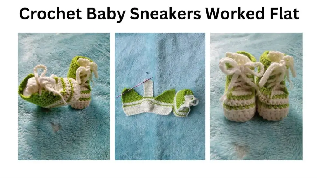 crochet baby sneakers