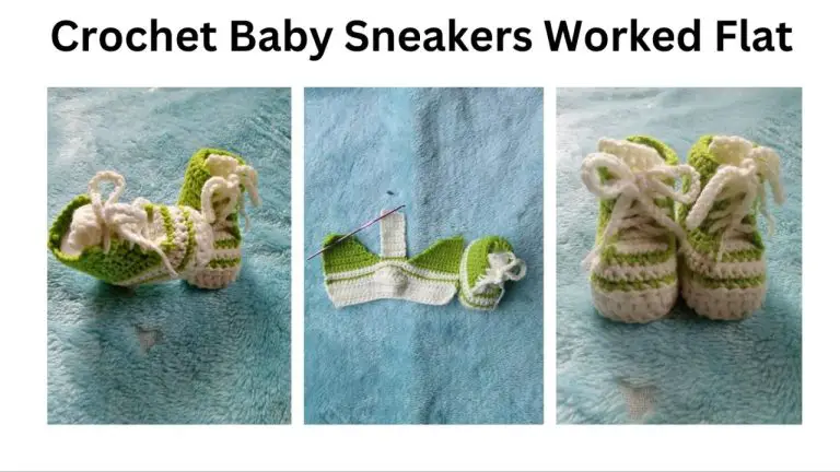 crochet baby sneakers