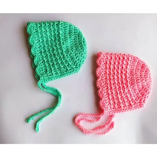 easy crochet fast and easy bonnet