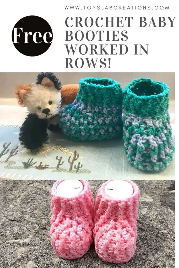 crochet baby booties