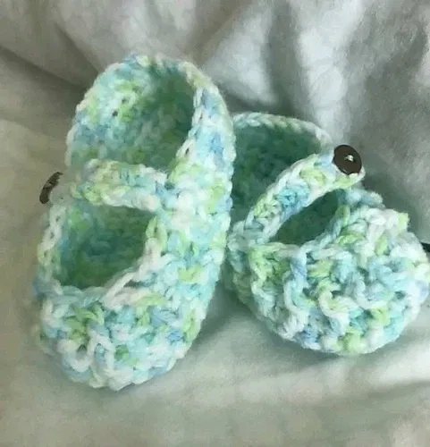 crochet baby girl shoe pattern