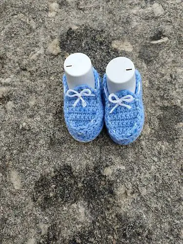 crochet baby mocassins pattern