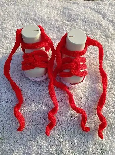 crochet baby sandal