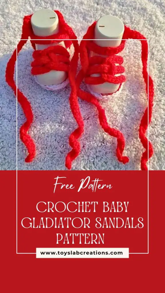 crochet baby sandals
