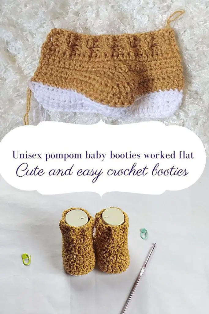 easy crochet cable baby booties