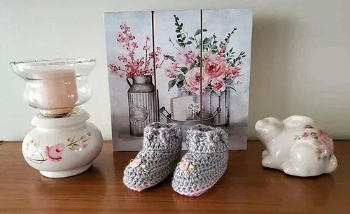 easy crochet cable baby booties