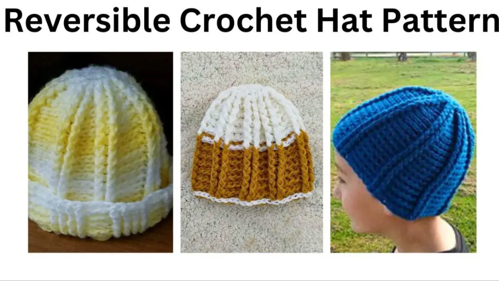 easy crochet reversible baby hat