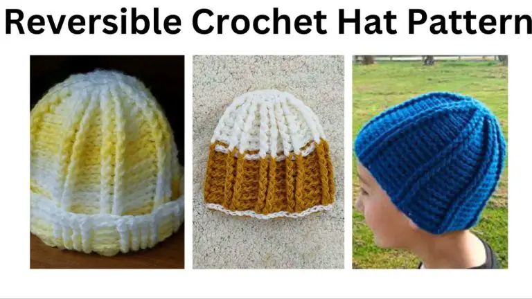 easy crochet reversible baby hat