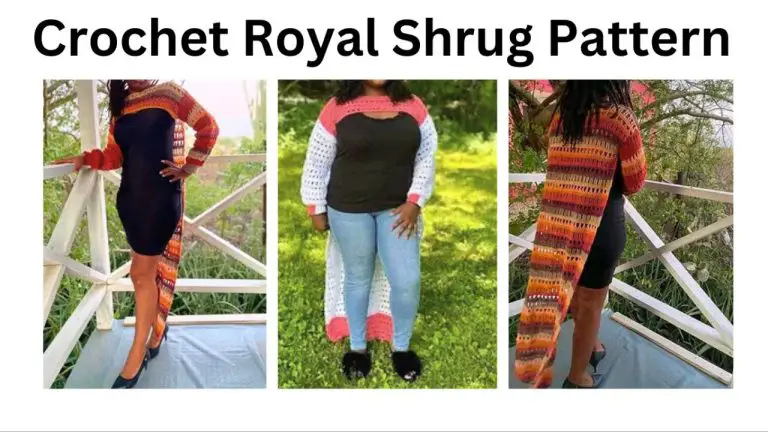 crochet royal shrug