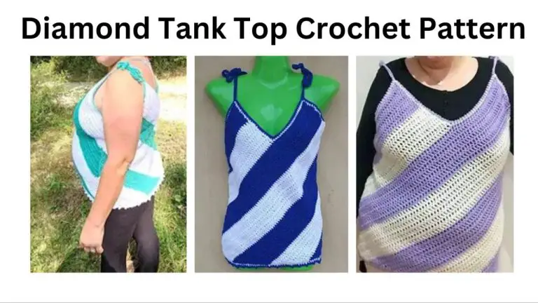 crochet diamond tank top