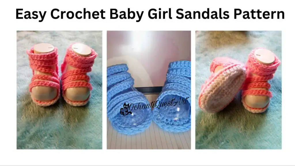 easy crochet baby girl sandals