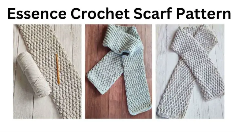 easy crochet essence scarf