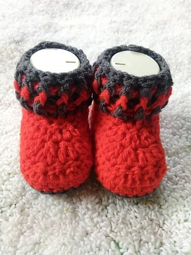 fast and easy crochet baby booties pattern