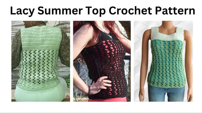 easy lacy crochet top